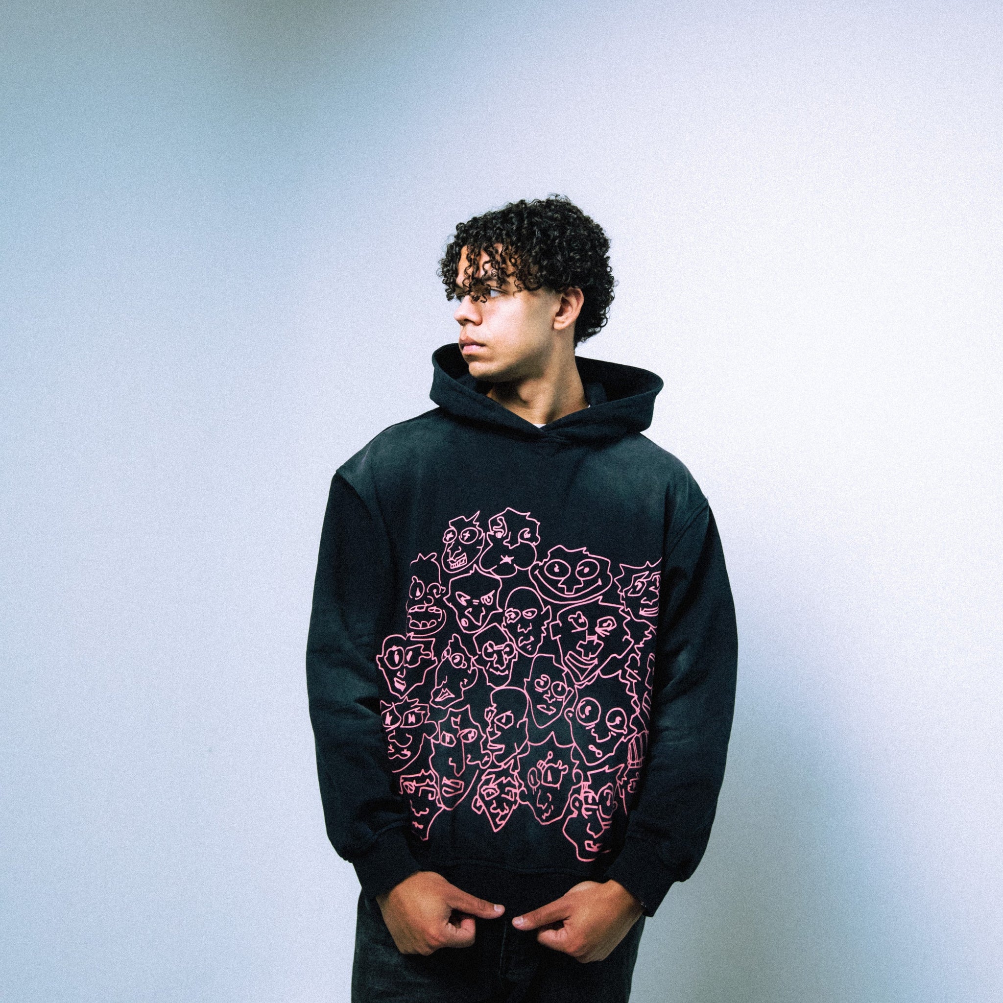 Spring '25 BLACK HOODIE